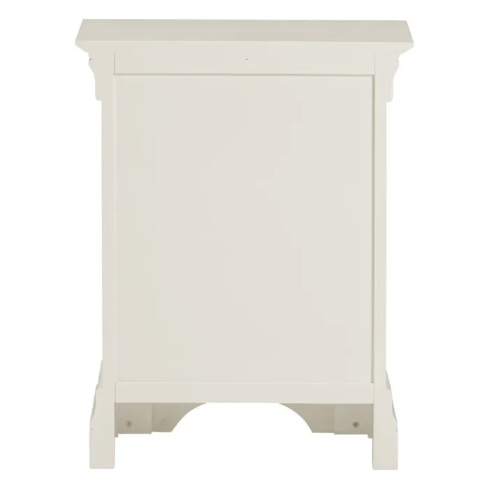 Bordeaux 3 Drawer Bedside Locker - Ivory