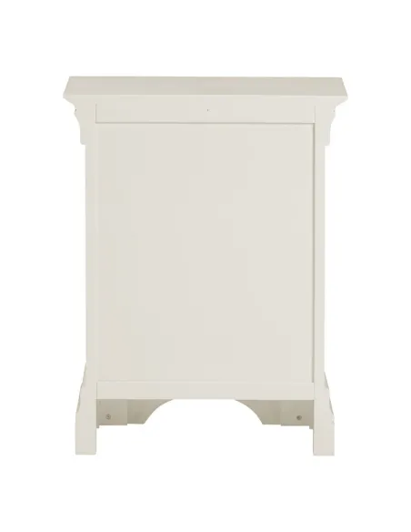 Bordeaux 3 Drawer Bedside Locker - Ivory