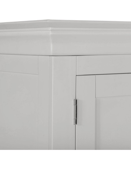 Bordeaux 3 Door Wardrobe - Pebble Grey