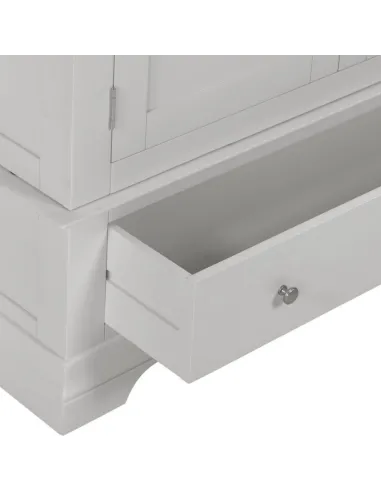 Bordeaux 3 Door Wardrobe - Pebble Grey