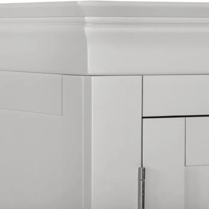 Bordeaux 2 Door Wardrobe - Pebble Grey