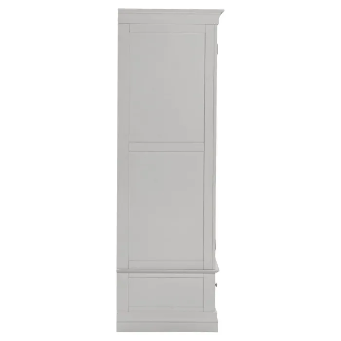Bordeaux 2 Door Wardrobe - Pebble Grey