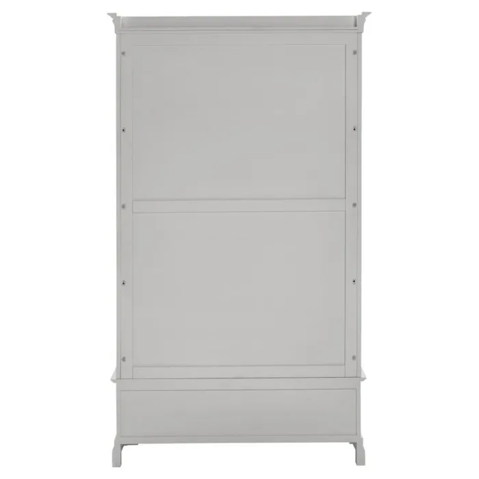 Bordeaux 2 Door Wardrobe - Pebble Grey