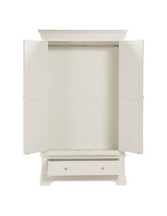 Bordeaux 2 Door Wardrobe - Ivory 2