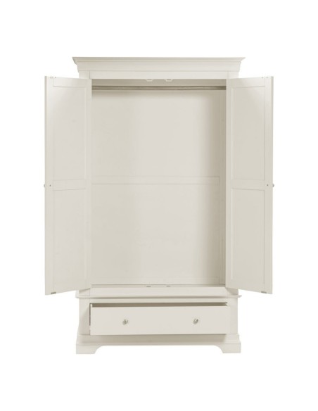Bordeaux 2 Door Wardrobe - Ivory