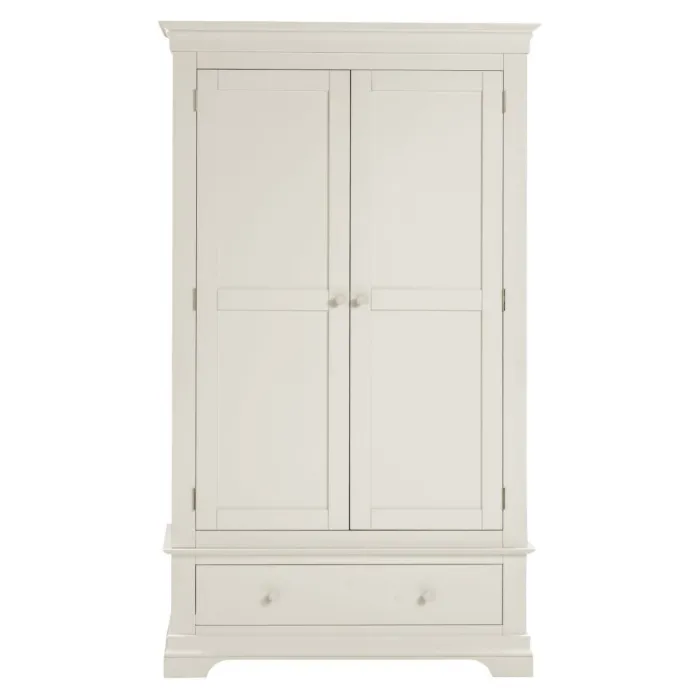 Bordeaux 2 Door Wardrobe - Ivory