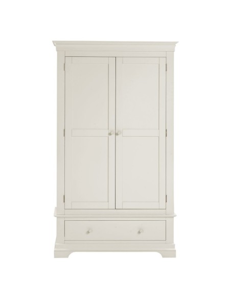 Bordeaux 2 Door Wardrobe - Ivory