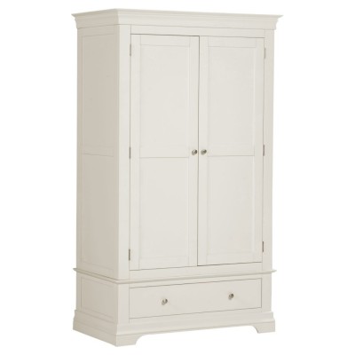 Bordeaux 2 Door Wardrobe - Ivory