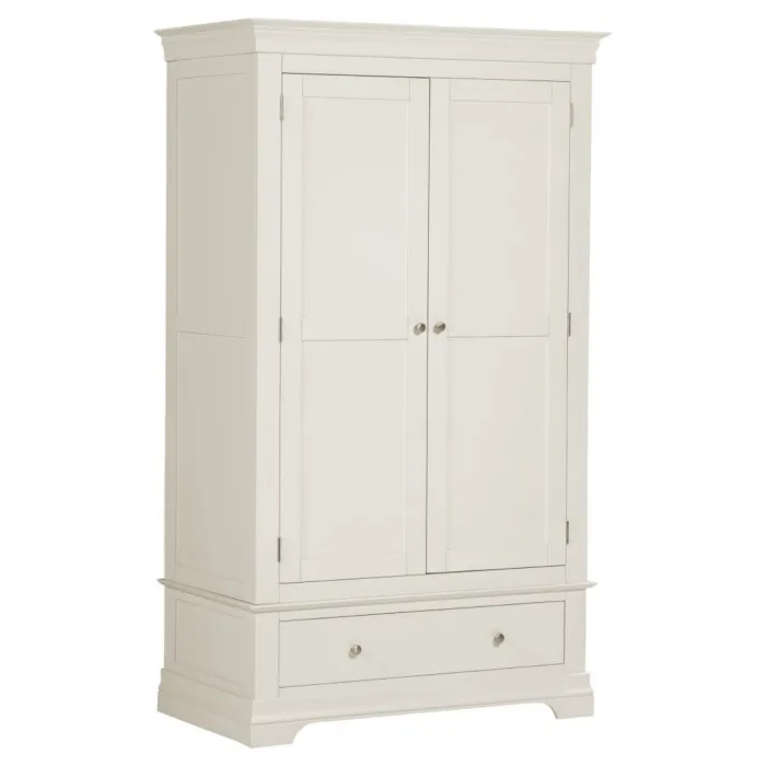 Bordeaux 2 Door Wardrobe - Ivory
