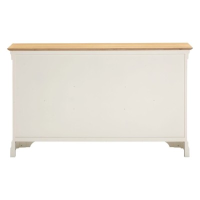 Bordeaux 2 Door 3 Drawer Sideboard - Ivory/Oak