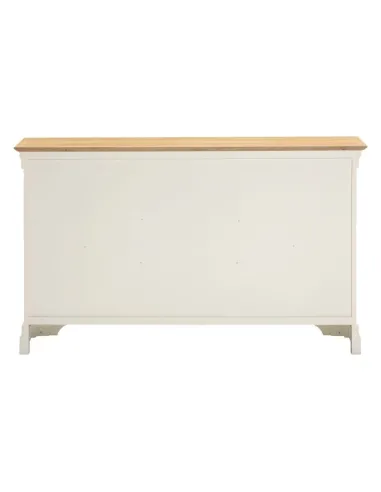 Bordeaux 2 Door 3 Drawer Sideboard - Ivory/Oak