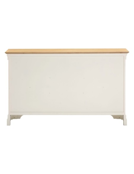Bordeaux 2 Door 3 Drawer Sideboard - Ivory/Oak