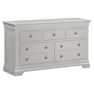 Bordeaux 3+2 Drawer Chest - Pebble Grey/Oak