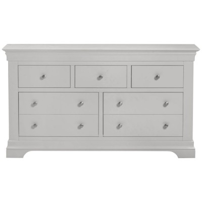 Bordeaux 3+2 Drawer Chest - Pebble Grey/Oak