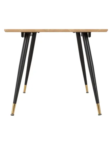 Hamilton & Athens Large Dining Set (X6 Chairs) - Medium Oak Effect/Grey PU