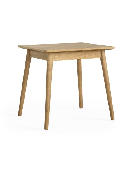 Chrisley 800 x 700 mm Bistro Dining Table - Herringbone Oak