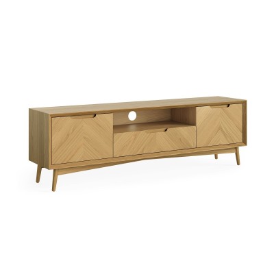 Chrisley 1600 mm TV Unit - Herringbone Oak