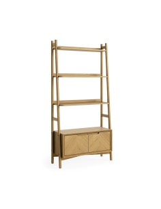 Chrisley Ladder Bookshelf - Herringbone Oak