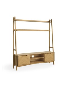 Chrisley Ladder TV Unit  - Herringbone Oak