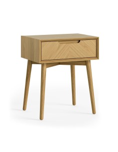 Chrisley Lamp Table - Herringbone Oak