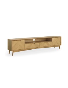 Chrisley Large TV Unit - Herringbone Oak
