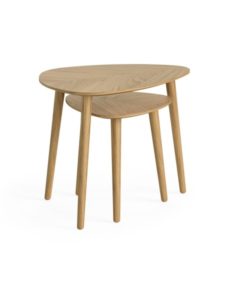 Chrisley Nest of Table - Herringbone Oak