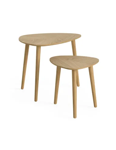 Chrisley Nest of Table - Herringbone Oak