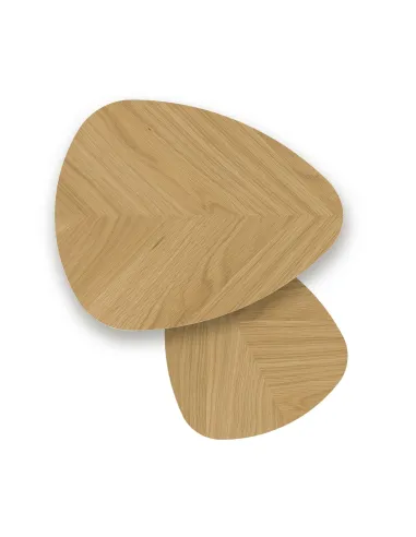 Chrisley Nest of Table - Herringbone Oak