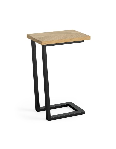 Chrisley Side Table - Herringbone Oak