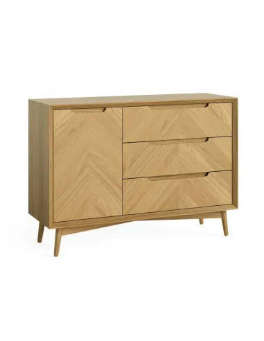 Chrisley Small Sideboard - Herringbone Oak