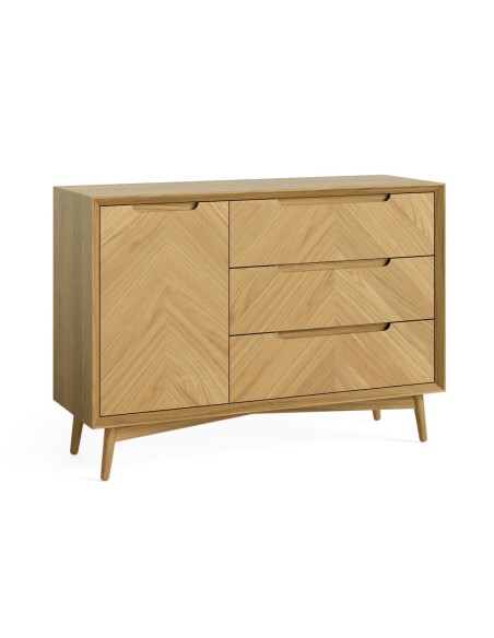Chrisley Small Sideboard - Herringbone Oak