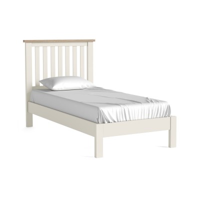 Turnberry 3ft Slatted Low Foot End Bedframe - Coconut