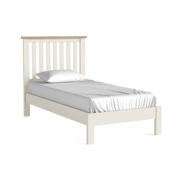 Turnberry 3ft Slatted Low Foot End Bedframe - Coconut