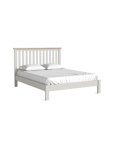 Turnberry 5ft Slatted Low Foot End Bedframe - Grey