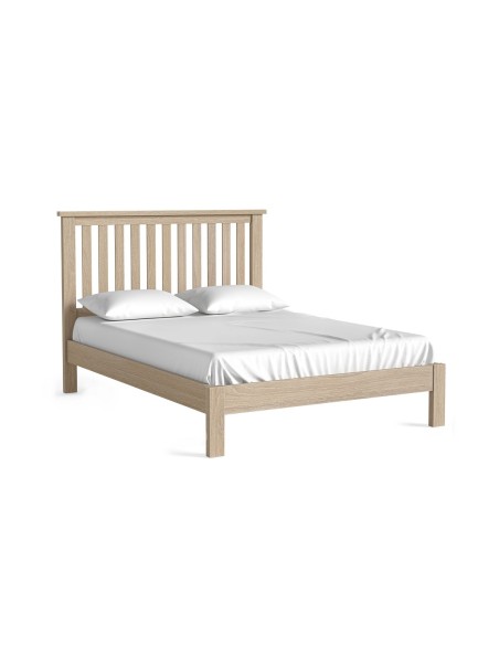 Turnberry 5ft Slatted Low Foot End Bedframe - Oak