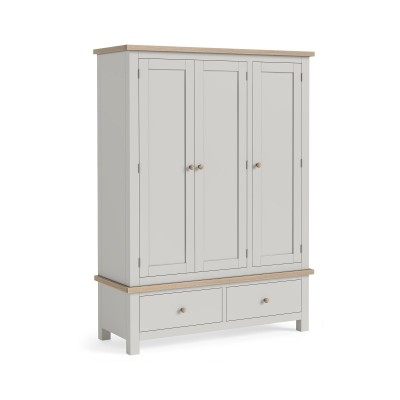 Turnberry Triple Wardrobe - Grey