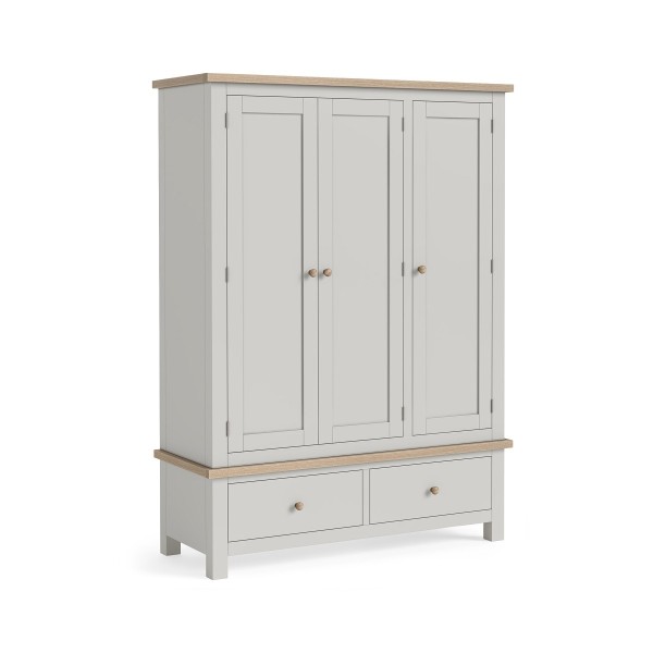 Turnberry Triple Wardrobe - Grey
