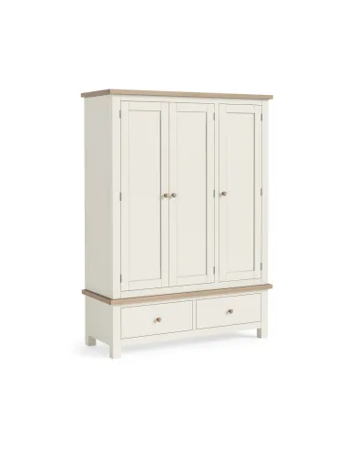 Turnberry Triple Wardrobe - Coconut