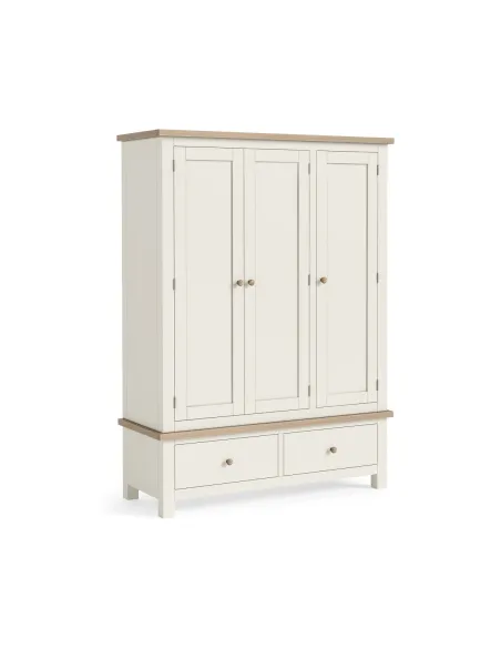 Turnberry Triple Wardrobe - Coconut