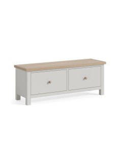 Turnberry Large 2 Drawer Bench - Grey 2