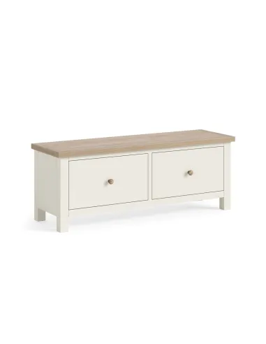 Turnberry Large 2 Drawer Bench - Coconut