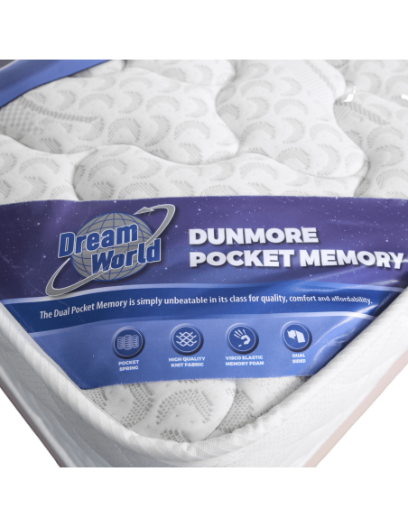 Dunmore Pocket Memory Dream World Mattress