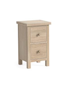Turnberry Narrow Bedside Locker - Oak