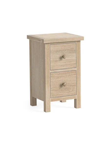 Turnberry Narrow Bedside Locker - Oak