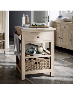 Turnberry Small Kitchen Island - Oak