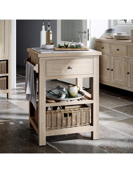Turnberry Small Kitchen Island - Oak