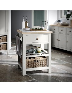 Turnberry Small Kitchen Island - Grey