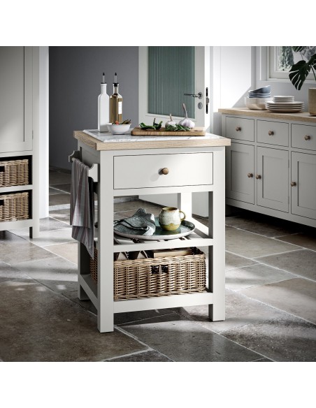 Turnberry Small Kitchen Island - Grey