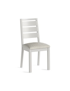 Turnberry Dining Chair - Grey with White Boucle Seat Pad