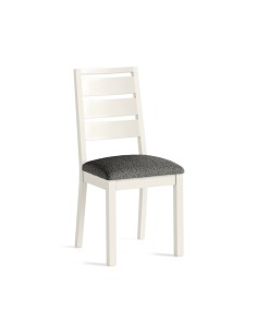 Turnberry Dining Chair - Coconut with Grey Boucle Seat Pad